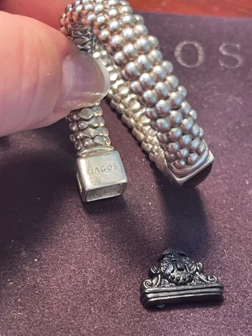 Lagos Onyx bracelet